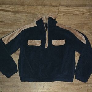 Faherty Cortina Sherpa Fleece Pullover Sz XS